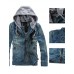 Man Fashion Detachable Denim Jacket Men Sportswear Outdoors Casual Jackets Jeans Jacket Men Plus Size SOUH7